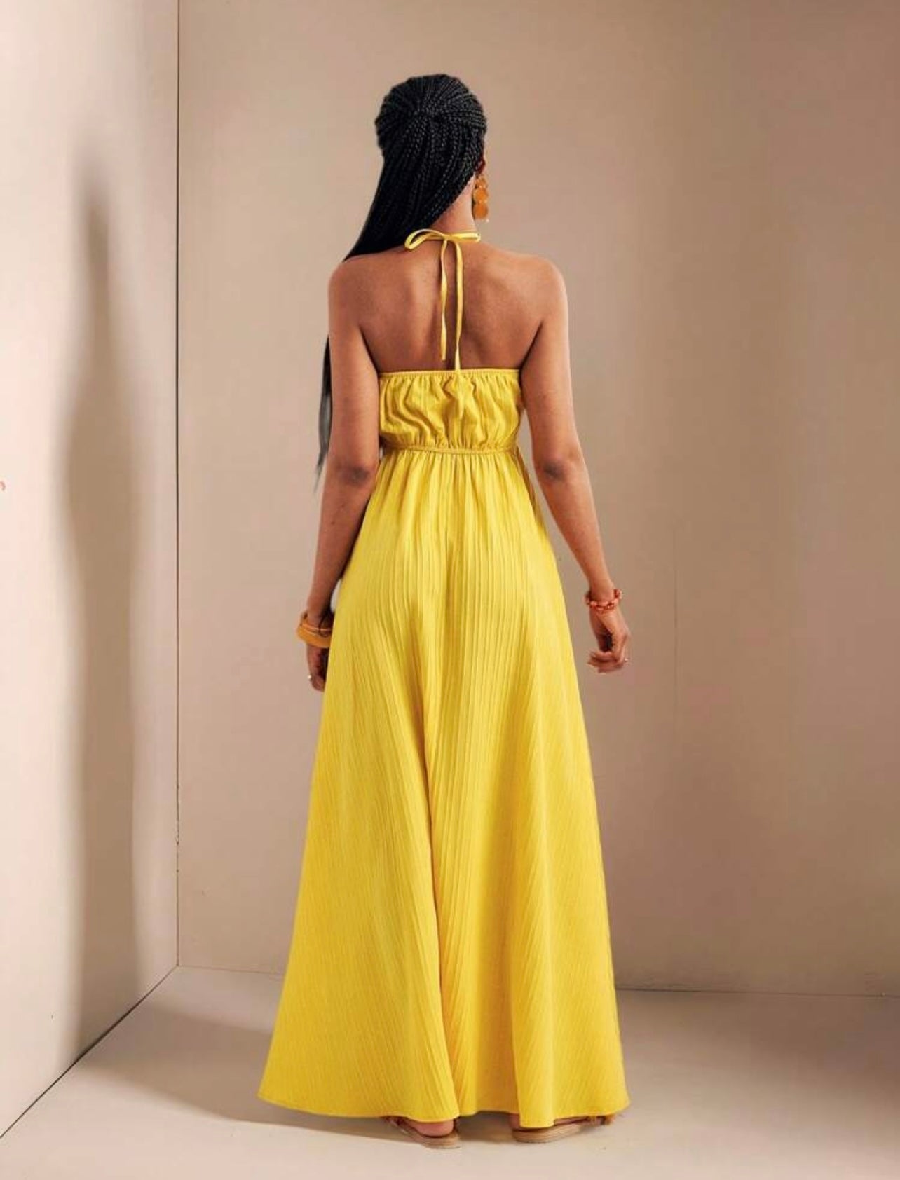 serenity pleated maxi