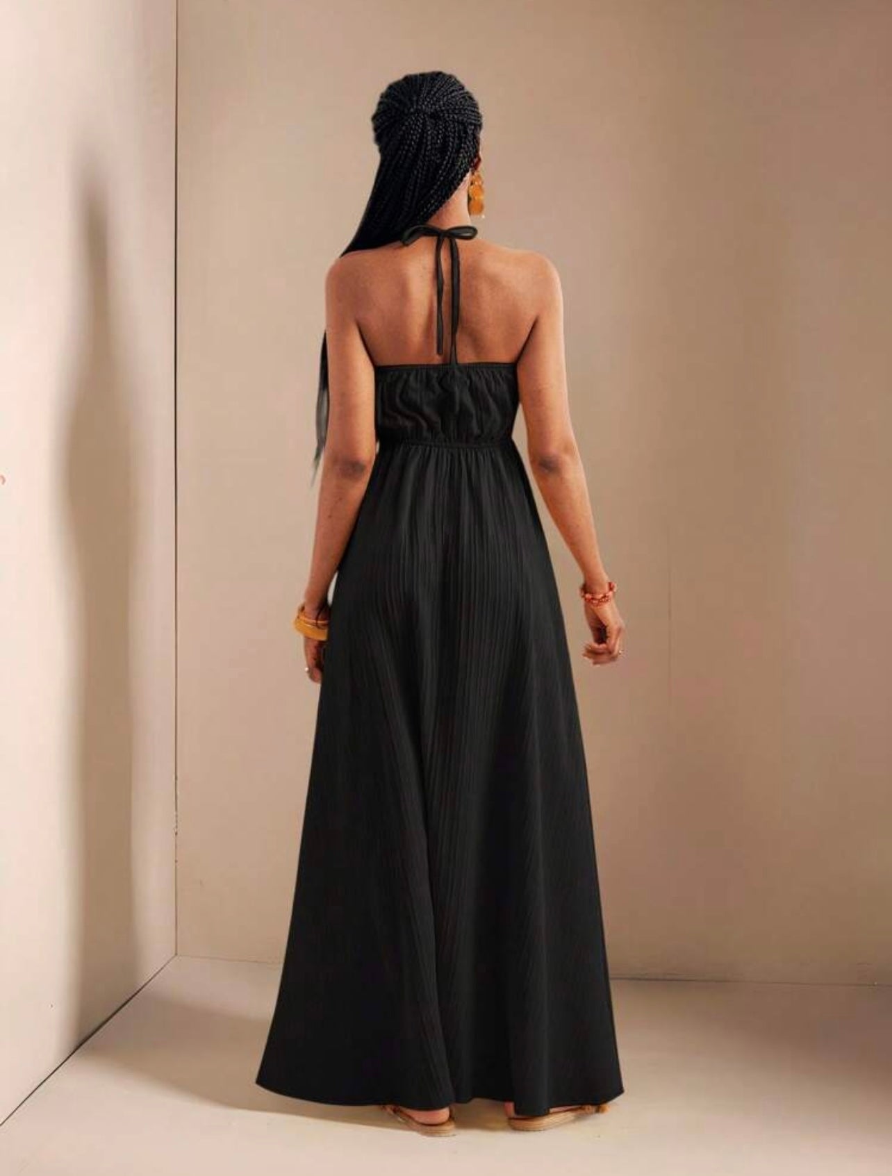 serenity pleated maxi
