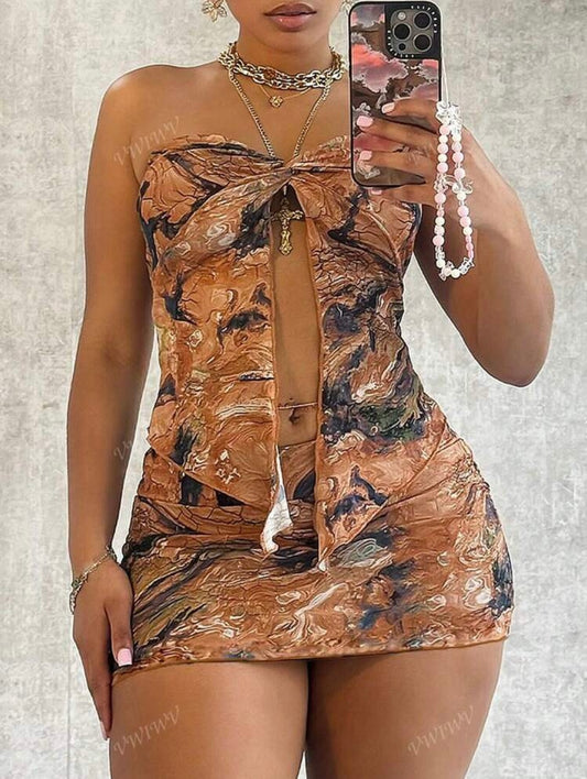 the midnight spotlight mini dress