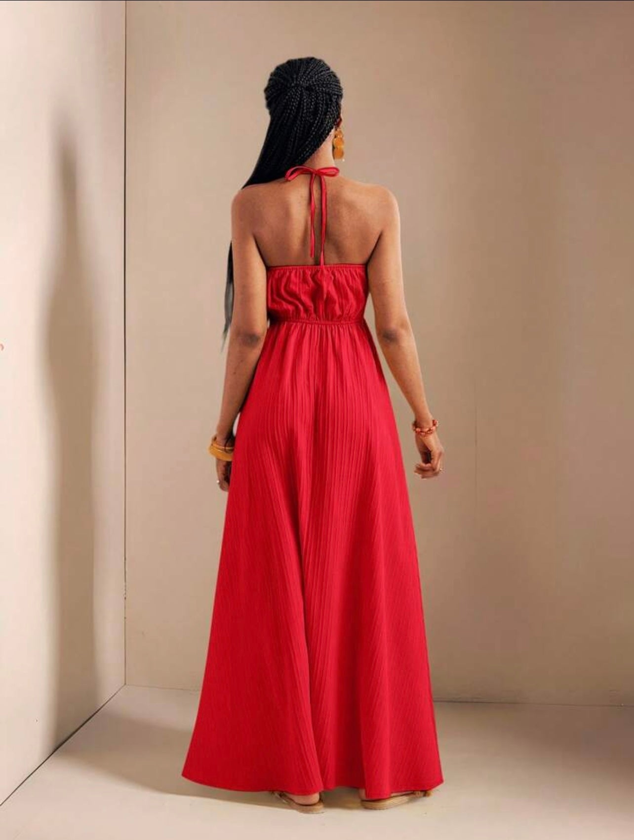 serenity pleated maxi