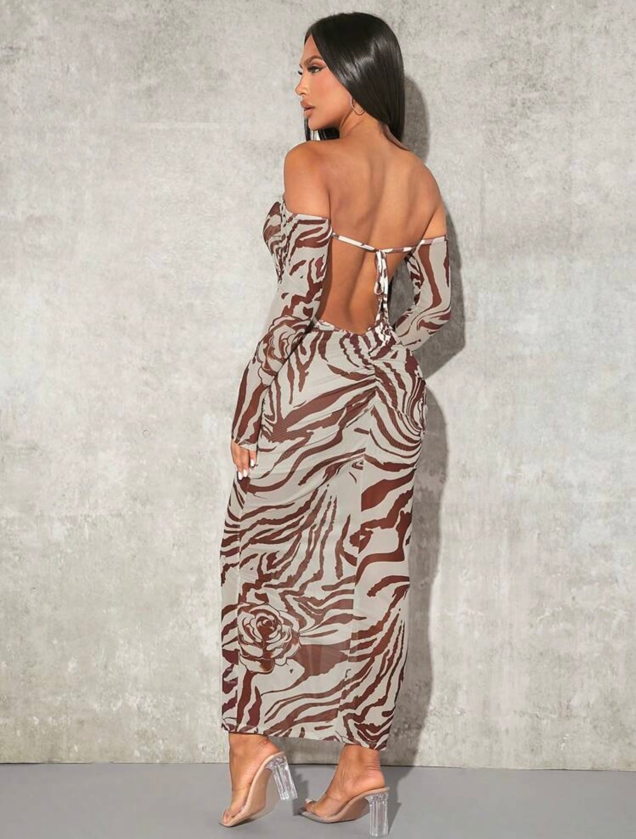stripes & skin dress