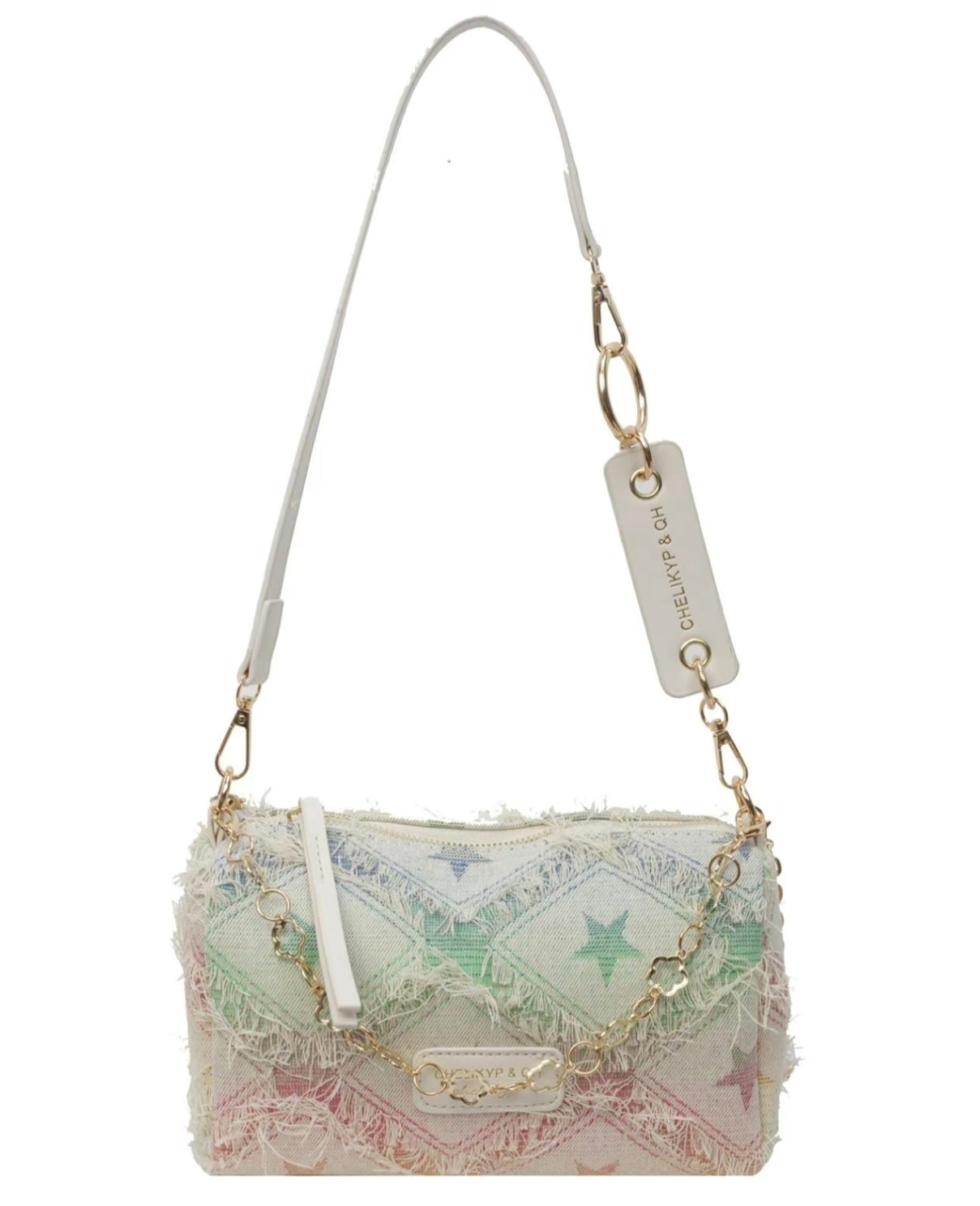 stargirl fringe denim bag