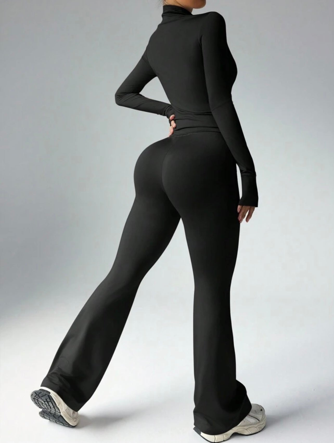 curve luxe collared workout gym set