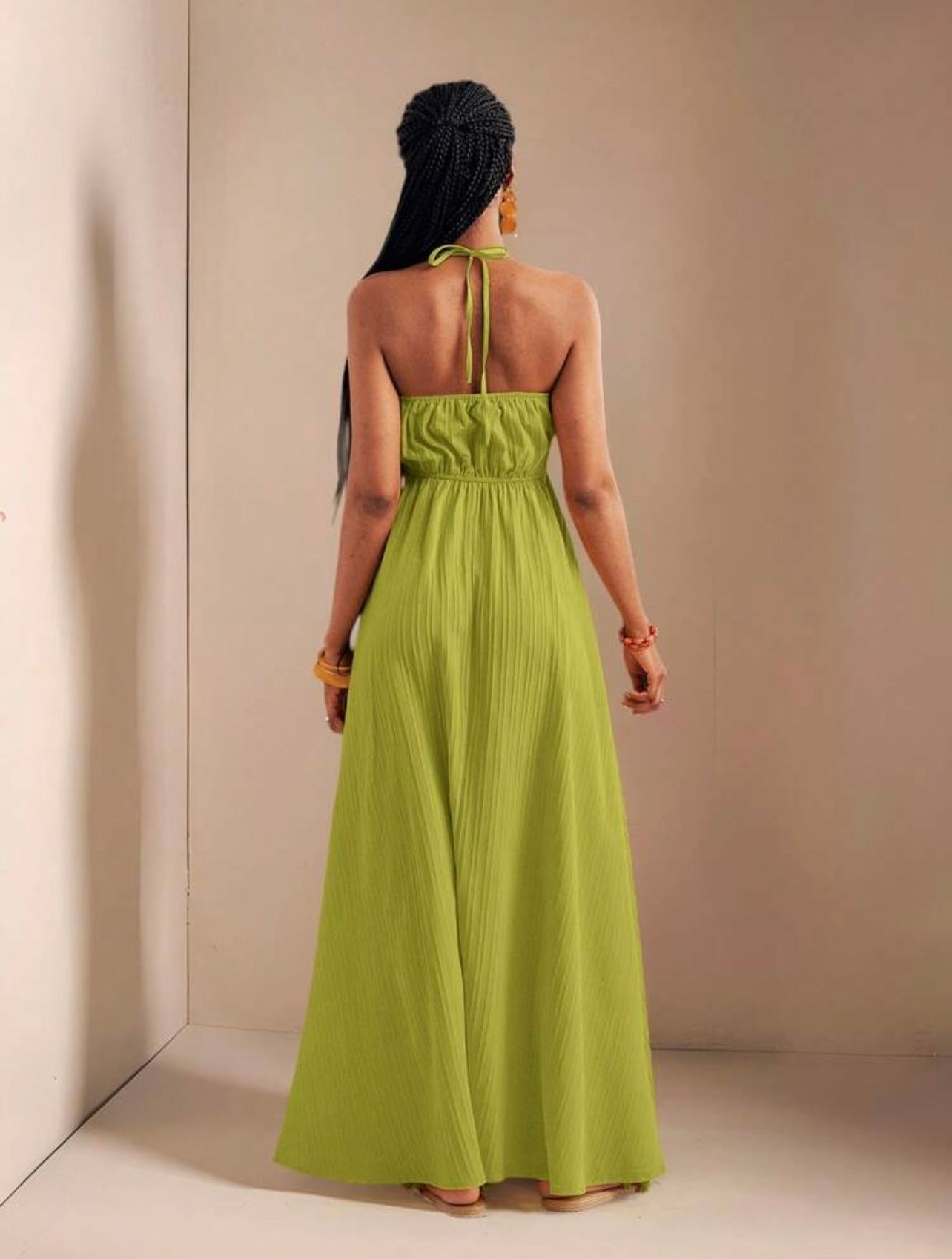 serenity pleated maxi