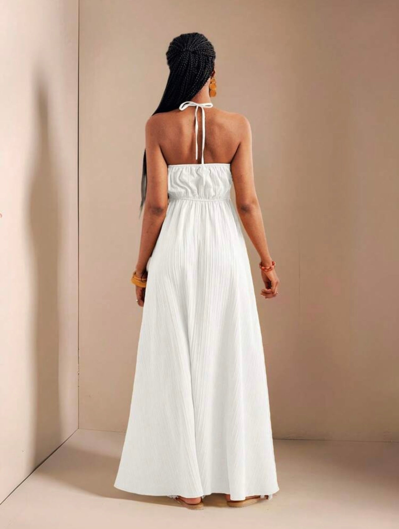 serenity pleated maxi